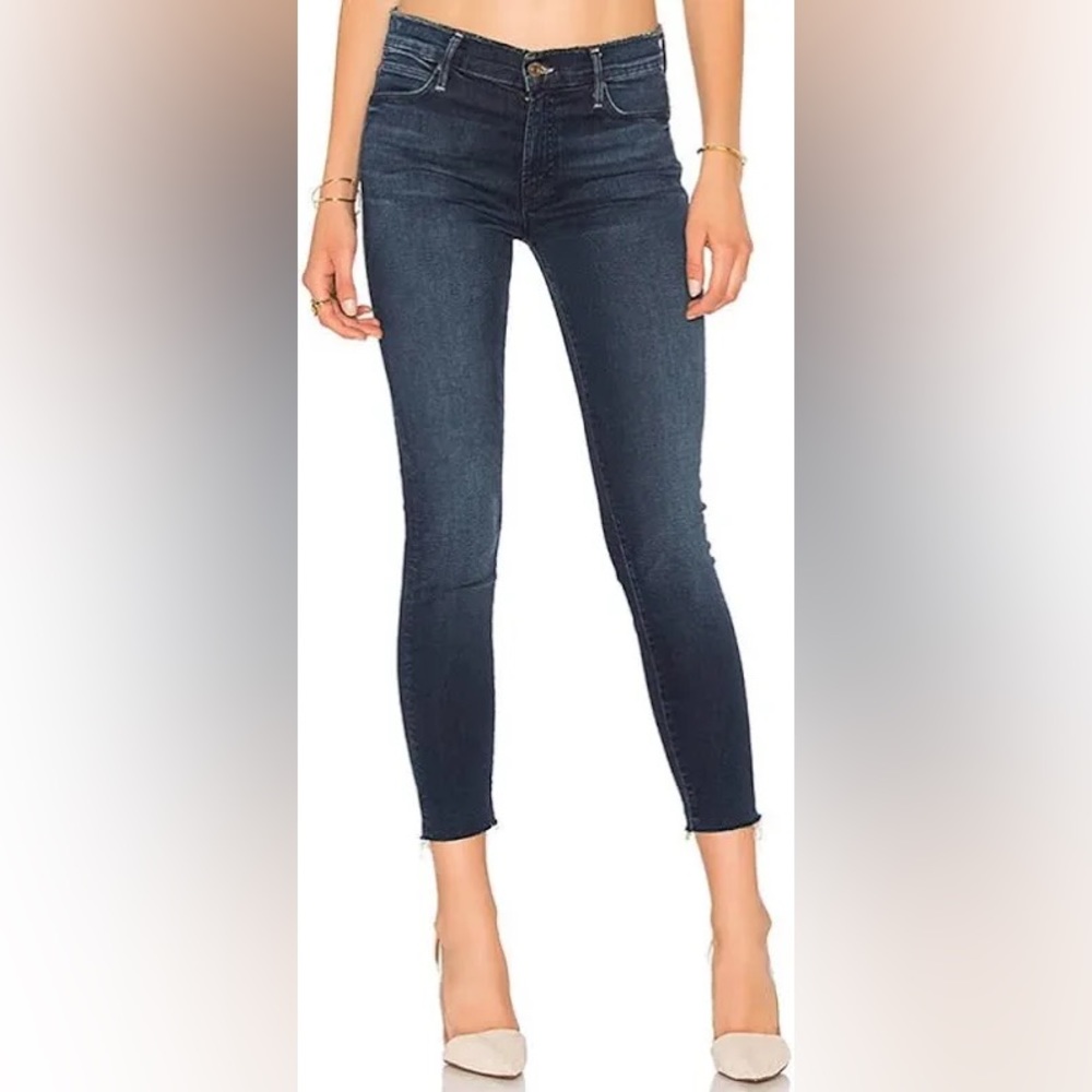 MOTHER Double Fray Charmer Crop Jean - 25